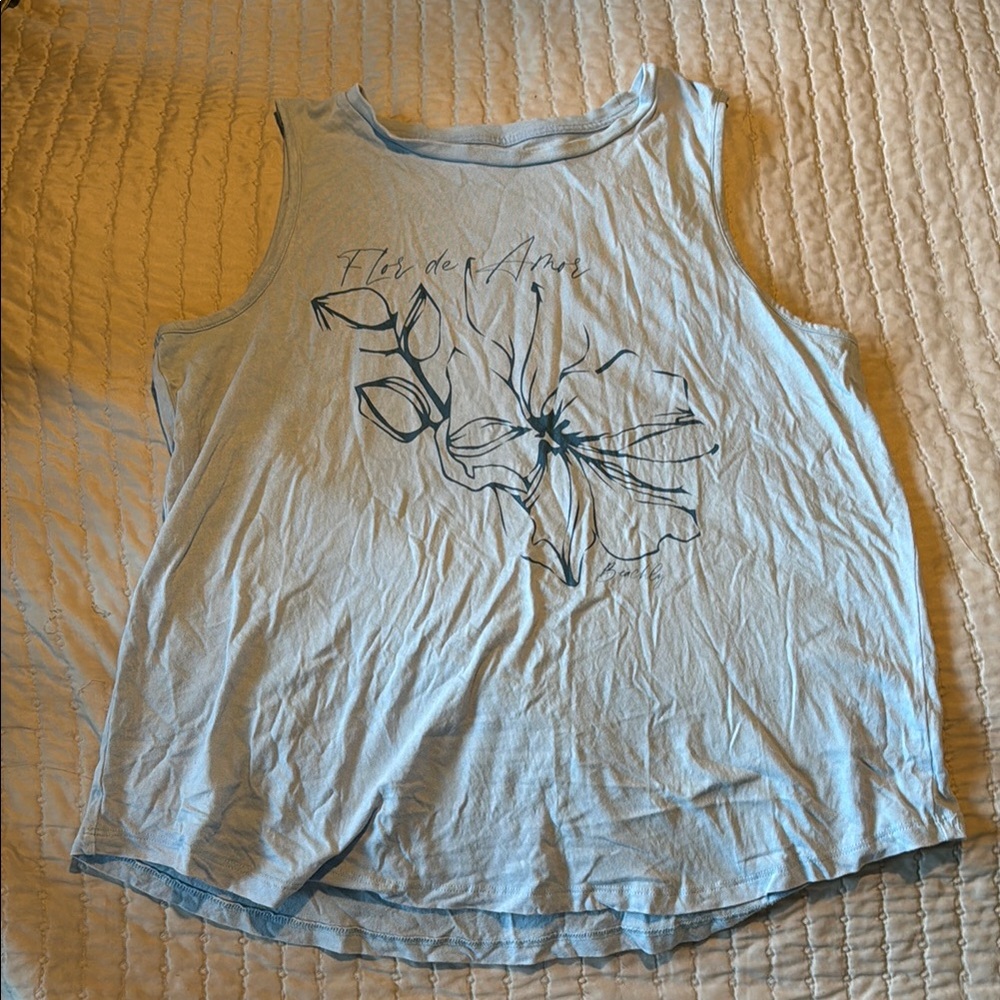 Light Blue Muscle Tee